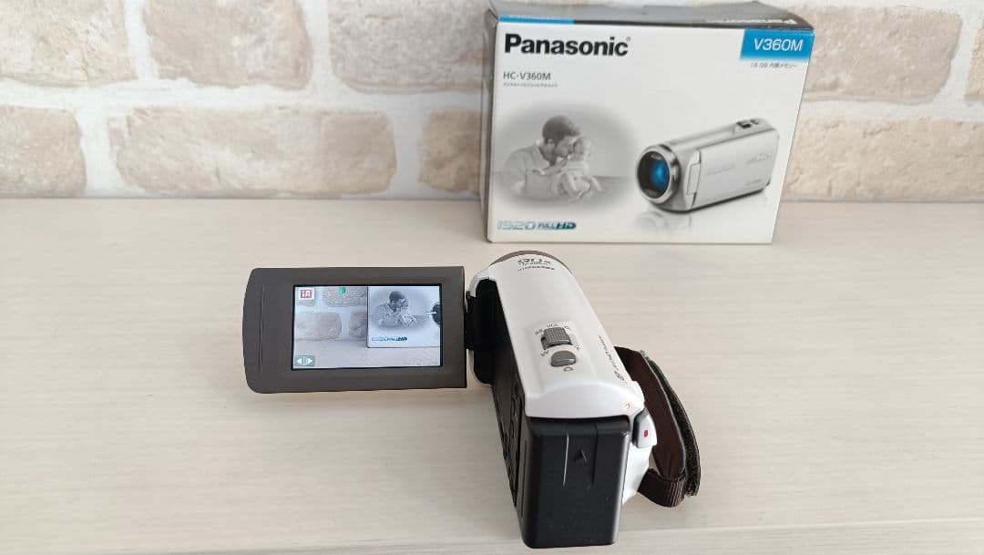 【美品♪】Panasonic FULL HD ビデオカメラ HC-V360M