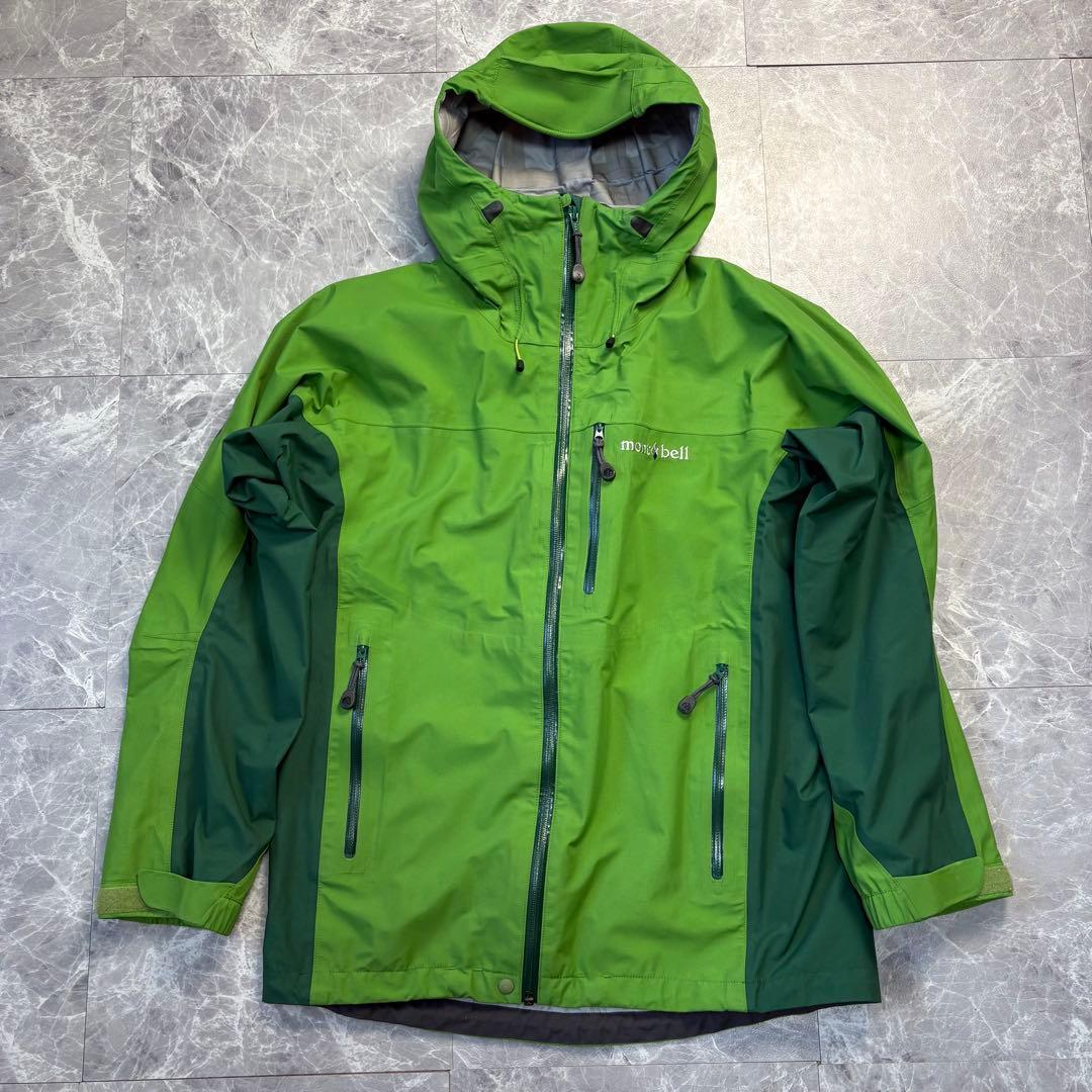 極美品　モンベル　3in1フォールラインパーカー　ハードシェル　メンズ　S