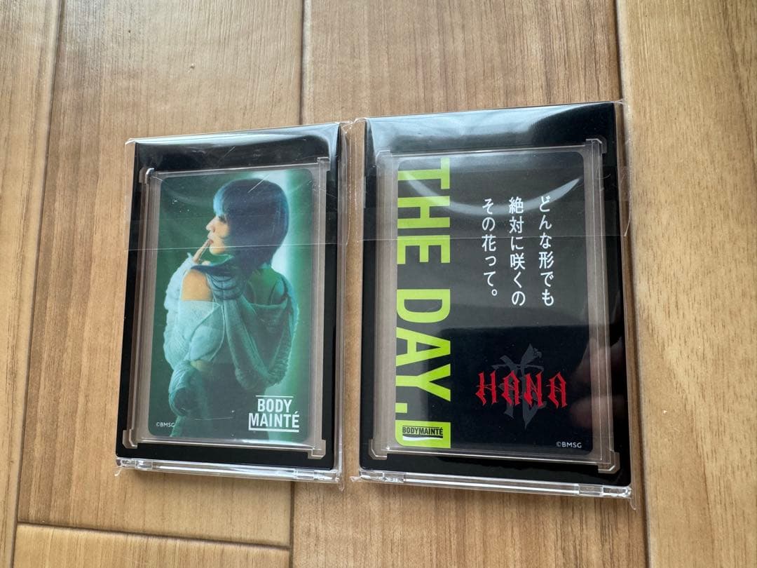 HANA JISOO ホログラム ボディメンテ 2枚