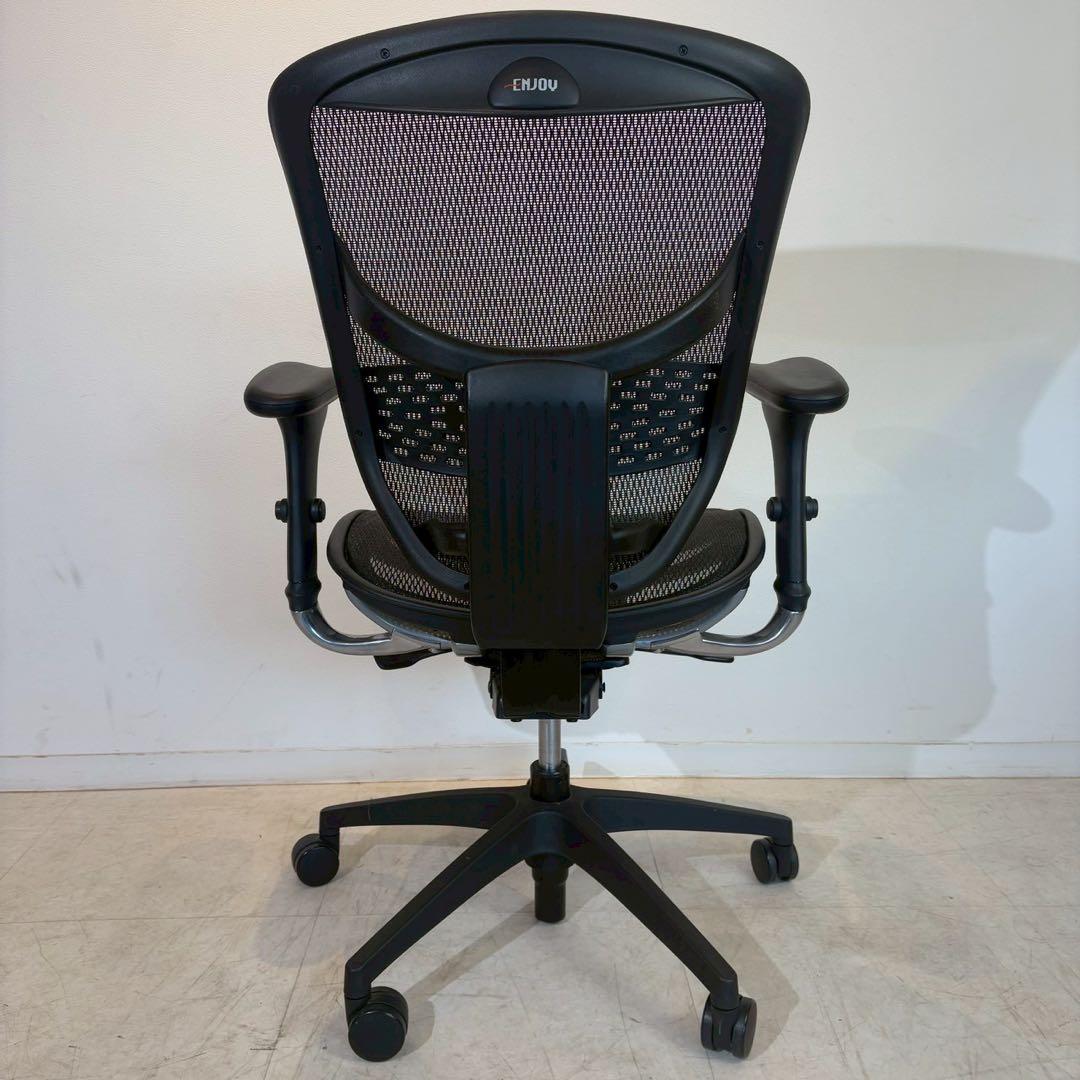 エンジョイ Ergohumanエルゴヒューマン 肘付きオフィスチェア　2/3