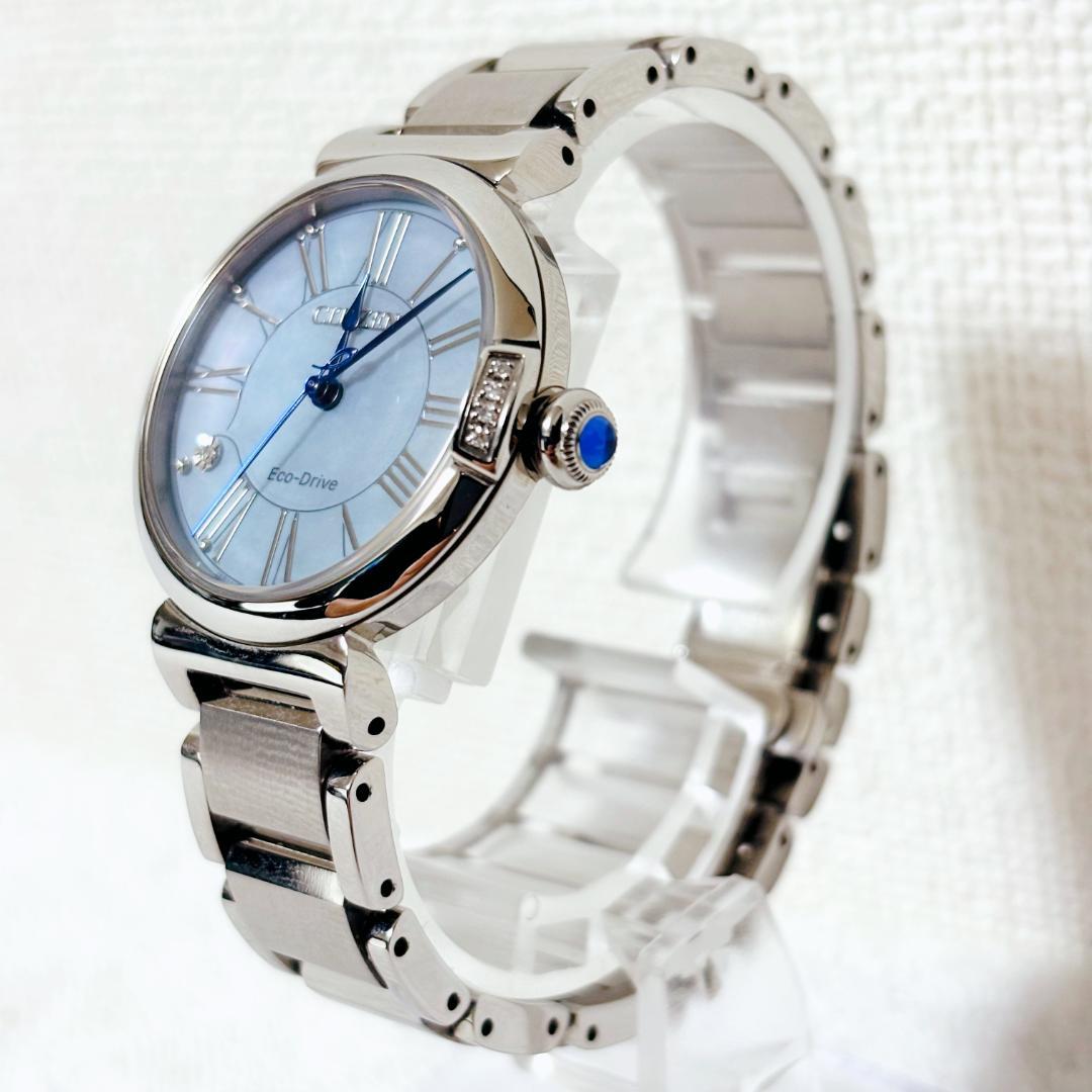 【美品】シチズン エル ラウンド コレクション EM1060-87N 腕時計