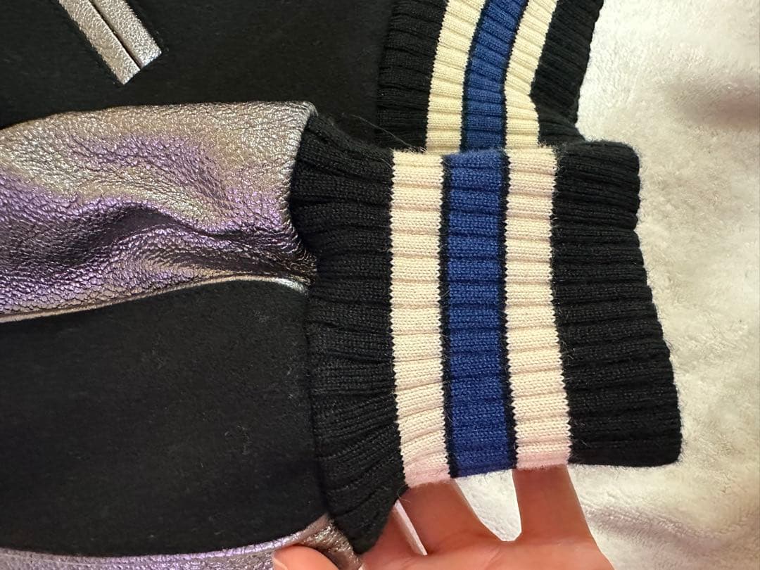 ☆未使用に近い☆Coach コーチ メルトン スタジャン チャーム 黒 S 革