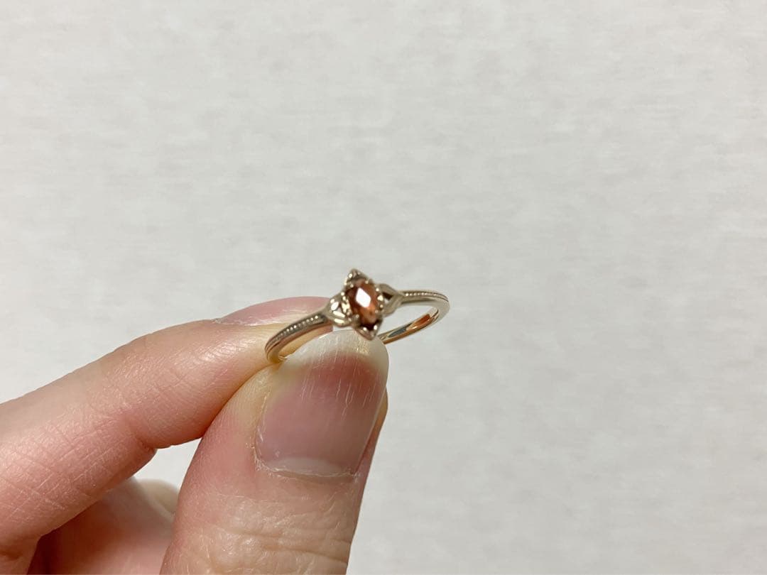 moni＊ さん専用 agete アガット リング ガーネット K10 11号