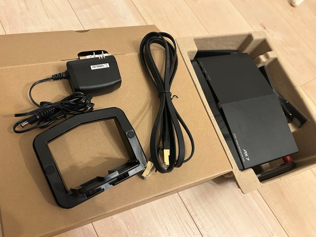 BUFFALO WXR-5700AX7P/N無線LANルーター 本体初期化済み