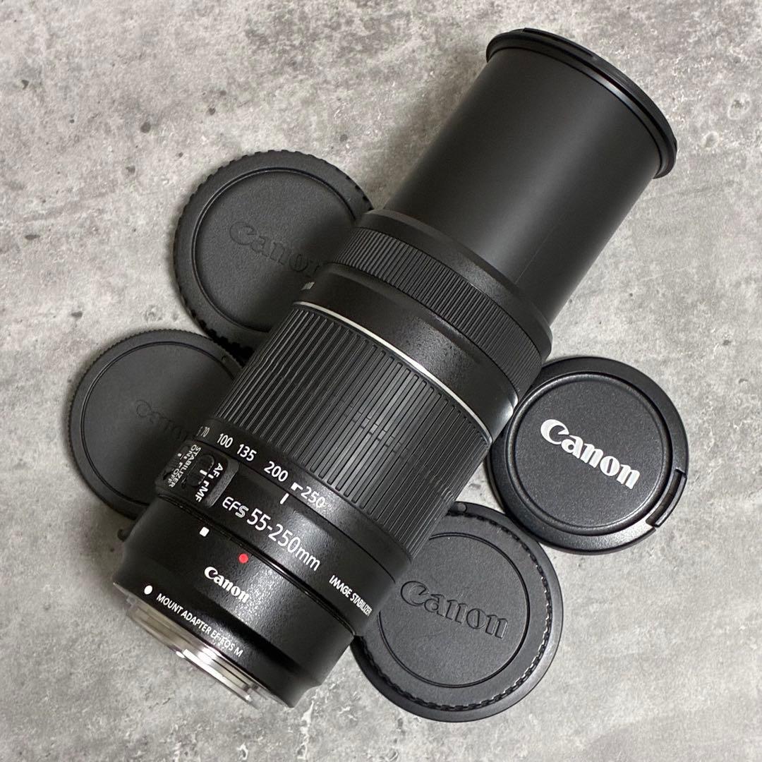 ⭐️美品⭐️Canon EFS 55 250 II & EF-EOS M アダプター
