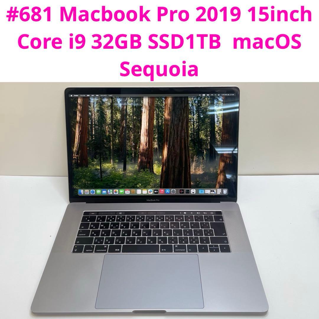 MacBook本体 #681 Macbook Pro 2019 15inch i9 32GB 1TB