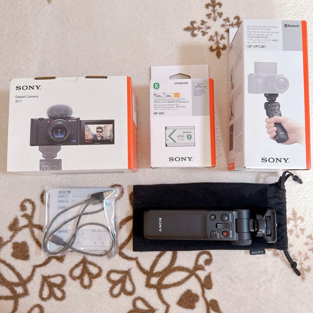 【美品】VLOGCAM ZV-1G シューティンググリップSONY