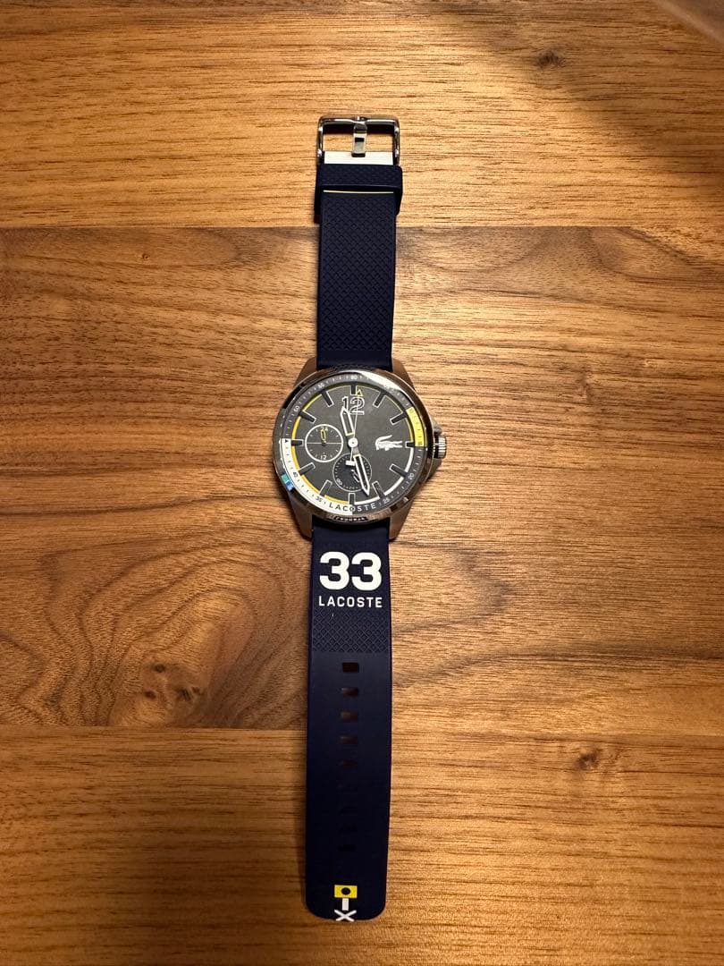 《使用済み》LACOSTEネイビー 腕時計