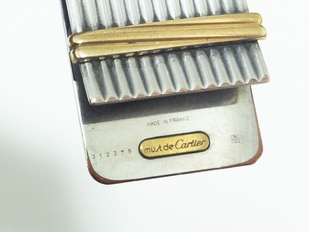 訳あり カルティエ マネークリップ フランス製 ヴィンテージ