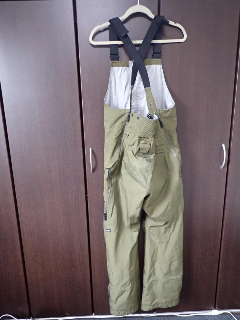 トゥーフォーワン 241 ゴアテック　ビブパンツ　M　オリーブグリーン系