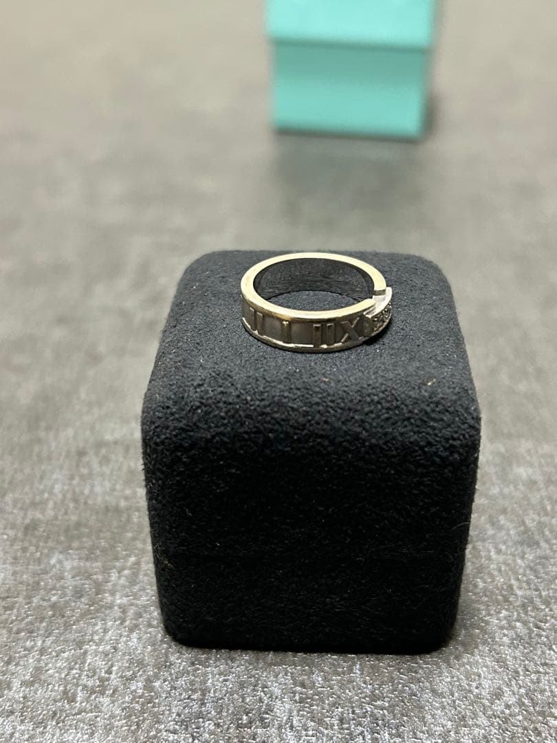 TIFFANY & Co. アトラスリング 3Pダイヤ　シルバー