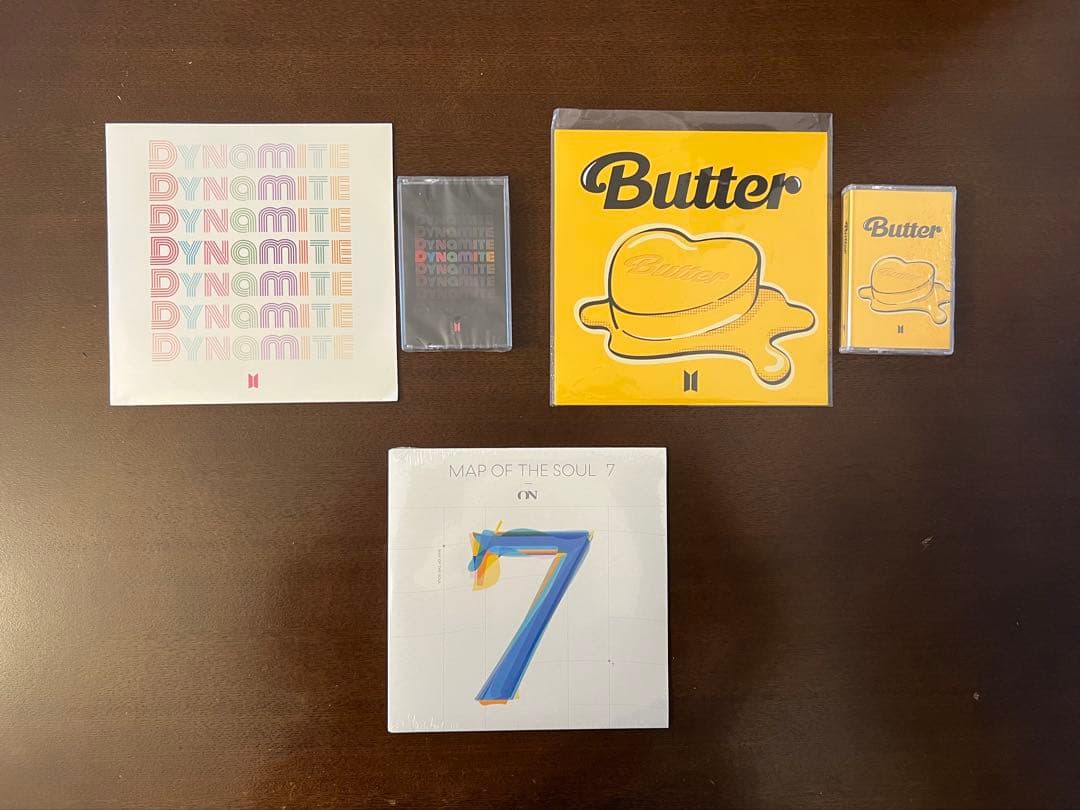[レア] BTS公式・レコード MOS7 + Dynamite + Butter