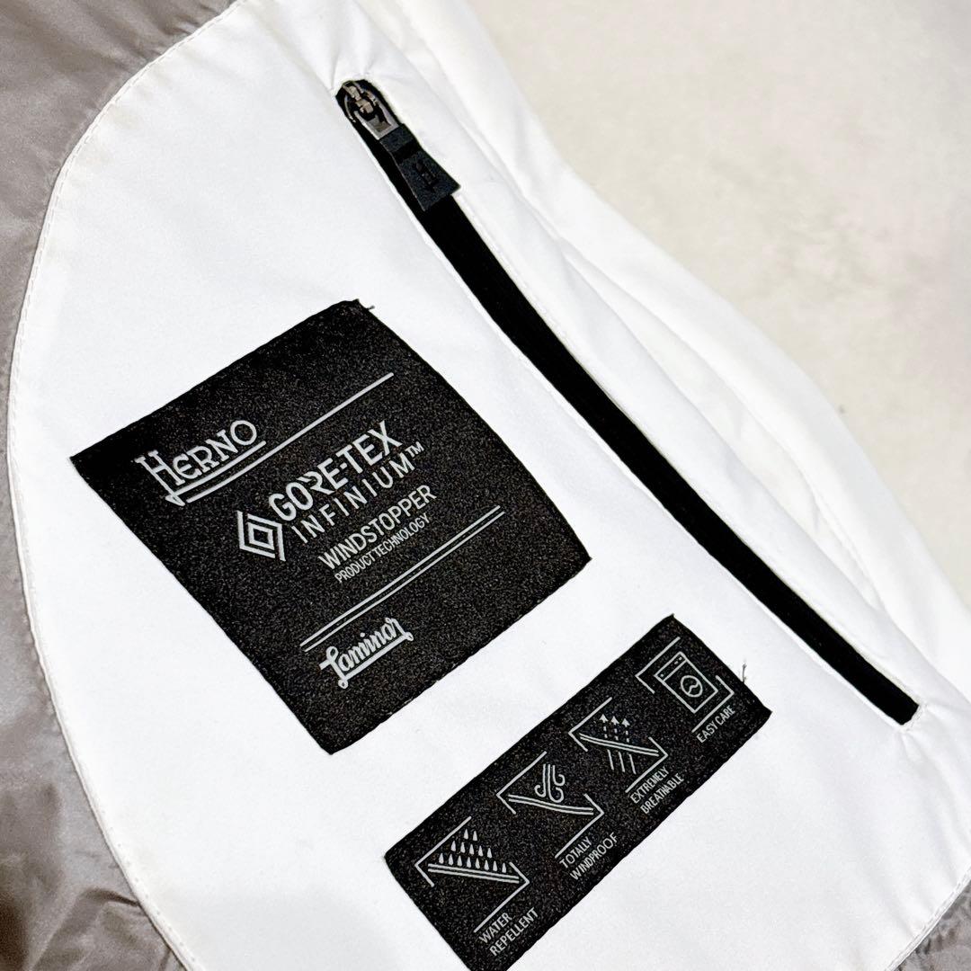 ヘルノ　ラミナー　ゴアテックス　ダウンジャケット　ホワイト　40 レディース