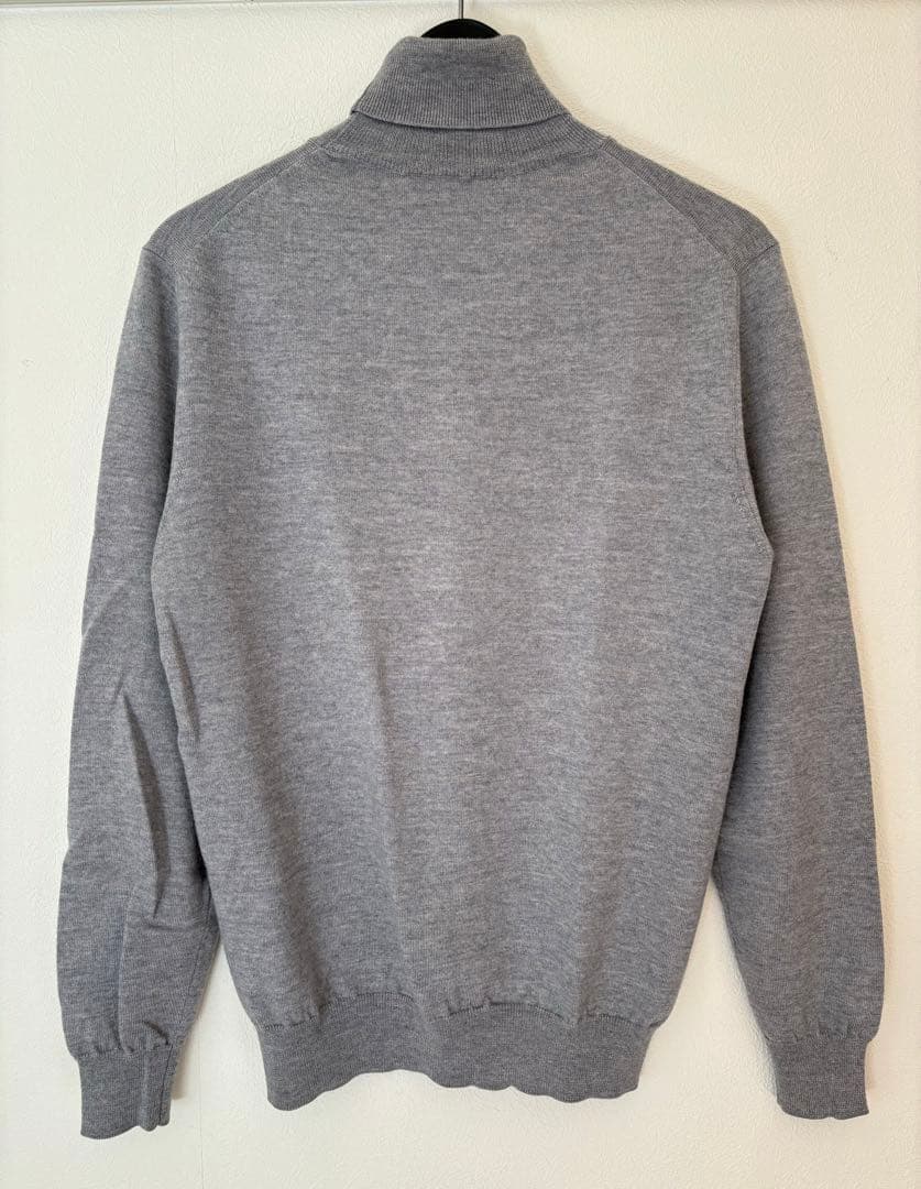 48 クルチアーニ CRUCIANIタートルネック ニット ライトグレー