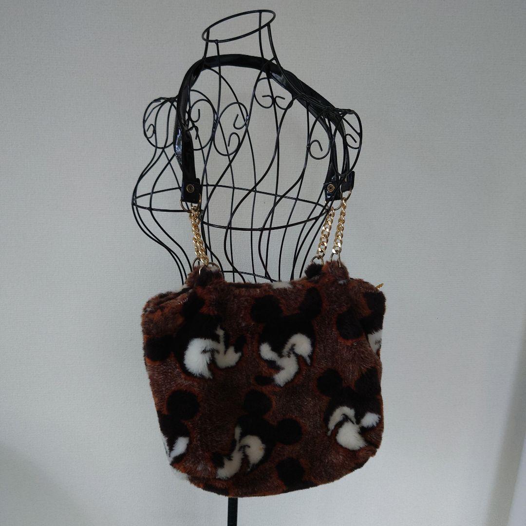 【レア】ディズニー　ミッキー柄バック【ヴィンテージ】