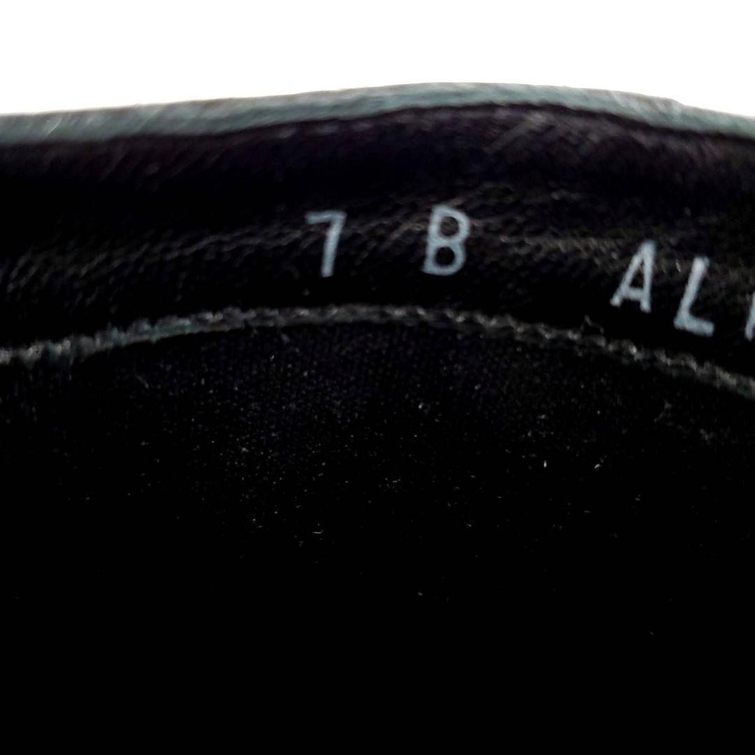 ローレンラルフローレン　新品　ショートブーツ　サイドジップ　スクエア　レザー