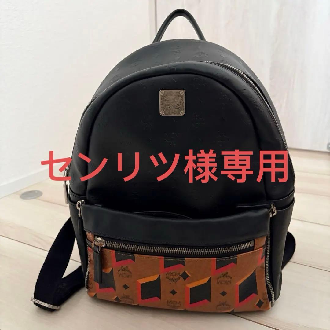 MCM ブラック/ブラウン リュック