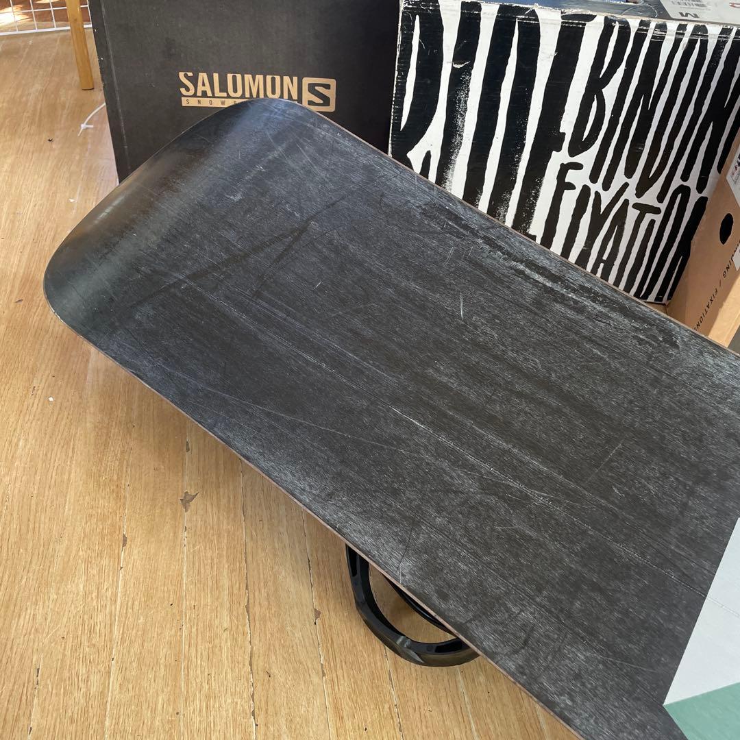 BURTON×SALOMON　バートン　スノーボードセット　バインディング付