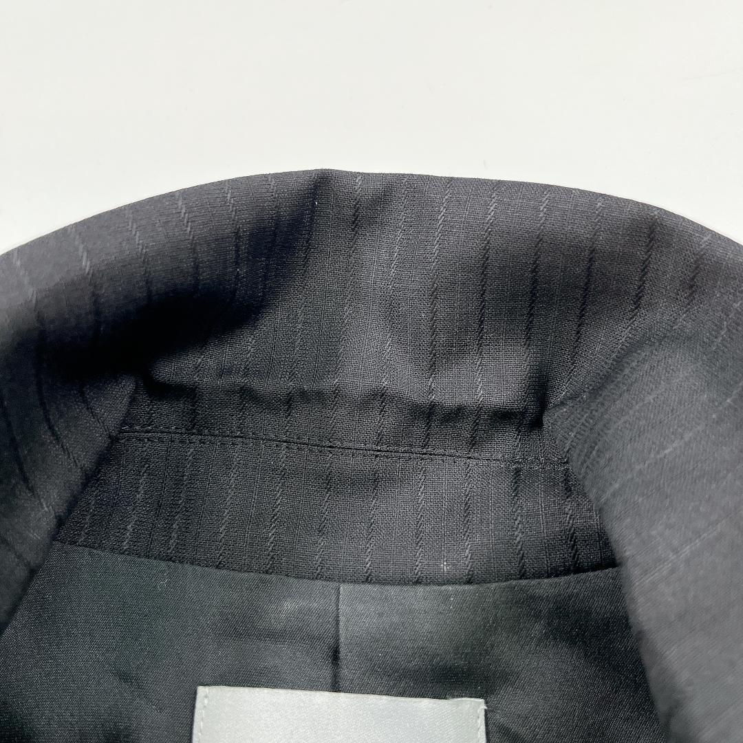 セオリーリュクス パンツスーツ セットアップ 36 S 黒 ストライプ