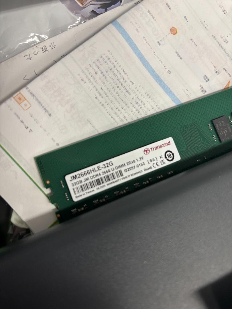 Transcend JM2666HLE-32G 32GB メモリ