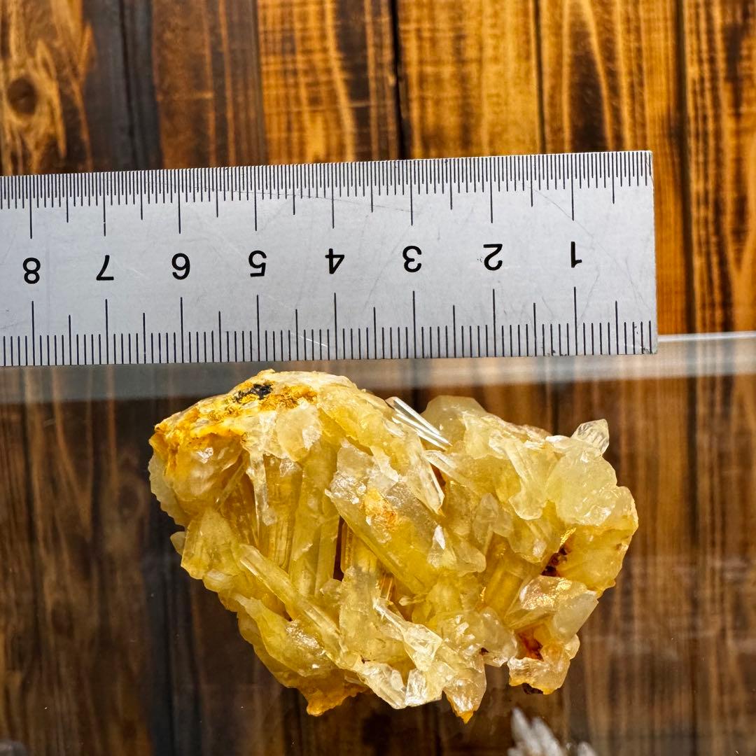 レモン水晶 クラスター 国産鉱物 奈良 希少