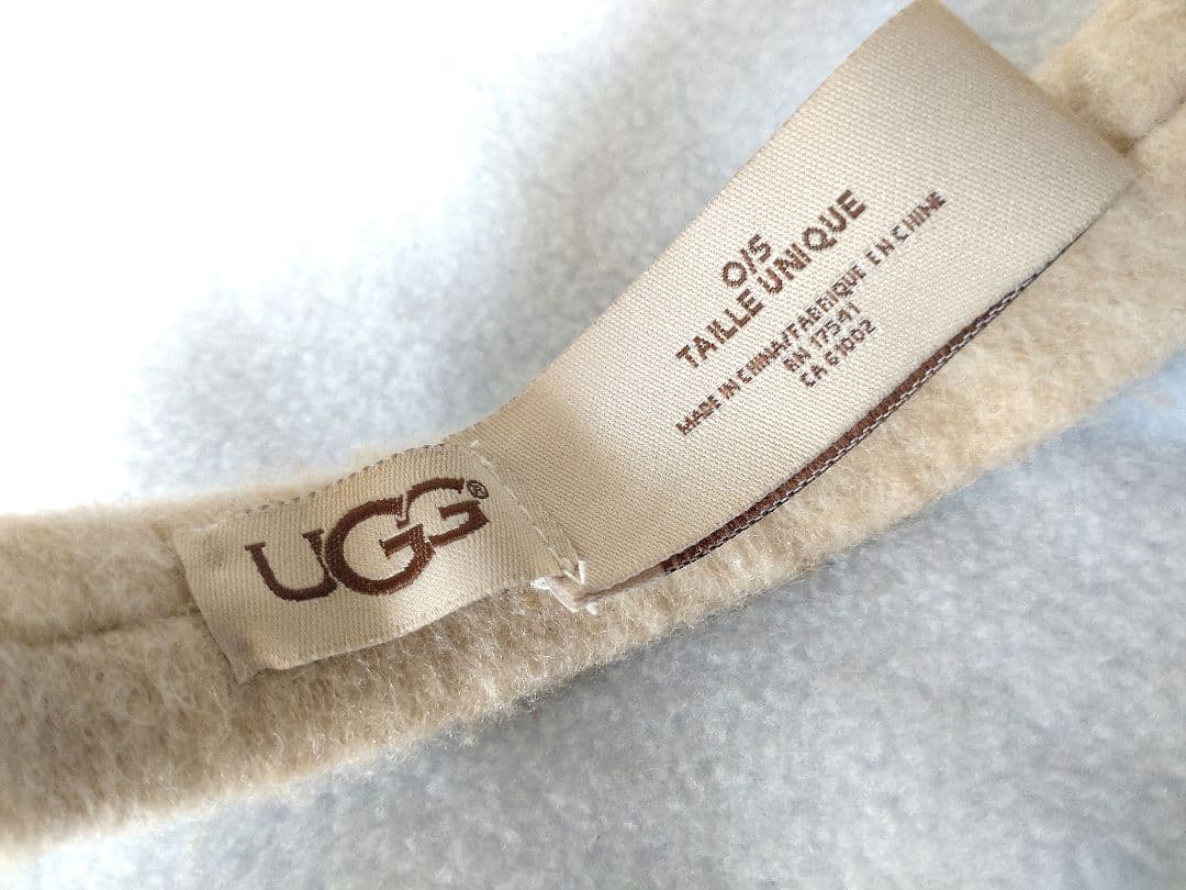 UGG 有線ヘッドホン ベージュ ファー