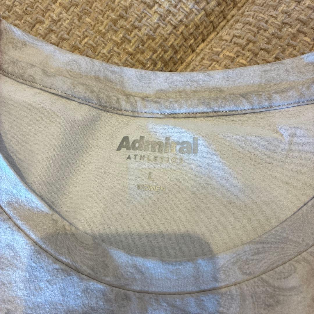 Admiral テニスウェア セット Lサイズ ホワイト/グレー