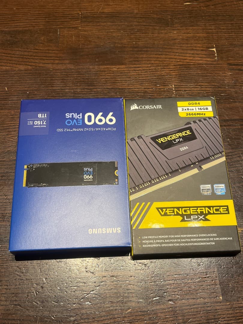 16Gメモリ1T SSDセット 自作PC