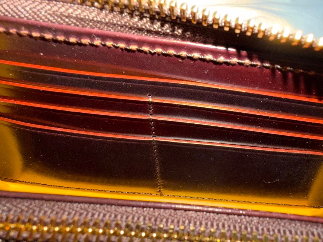 ガンゾ　ganzo シェルコードバン2 ラウンドファスナー長財布