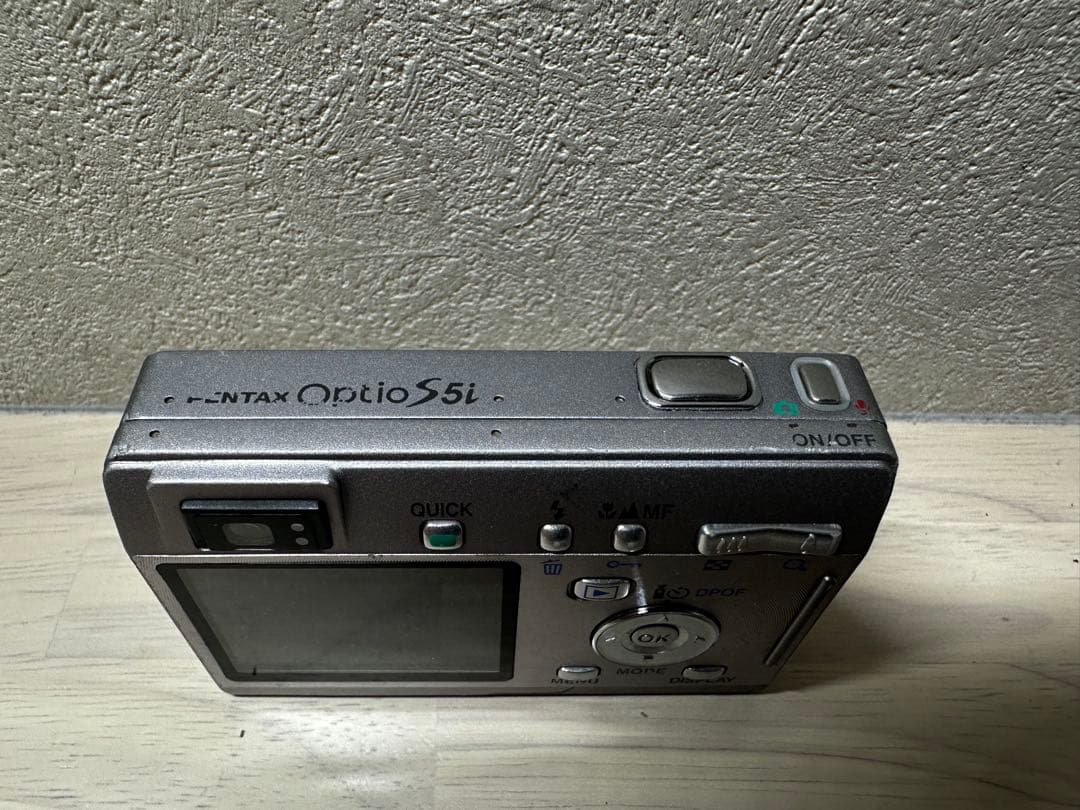 希少【完動品】PENTAX OPTIO S5I デジカメ　シルバー ペンタックス