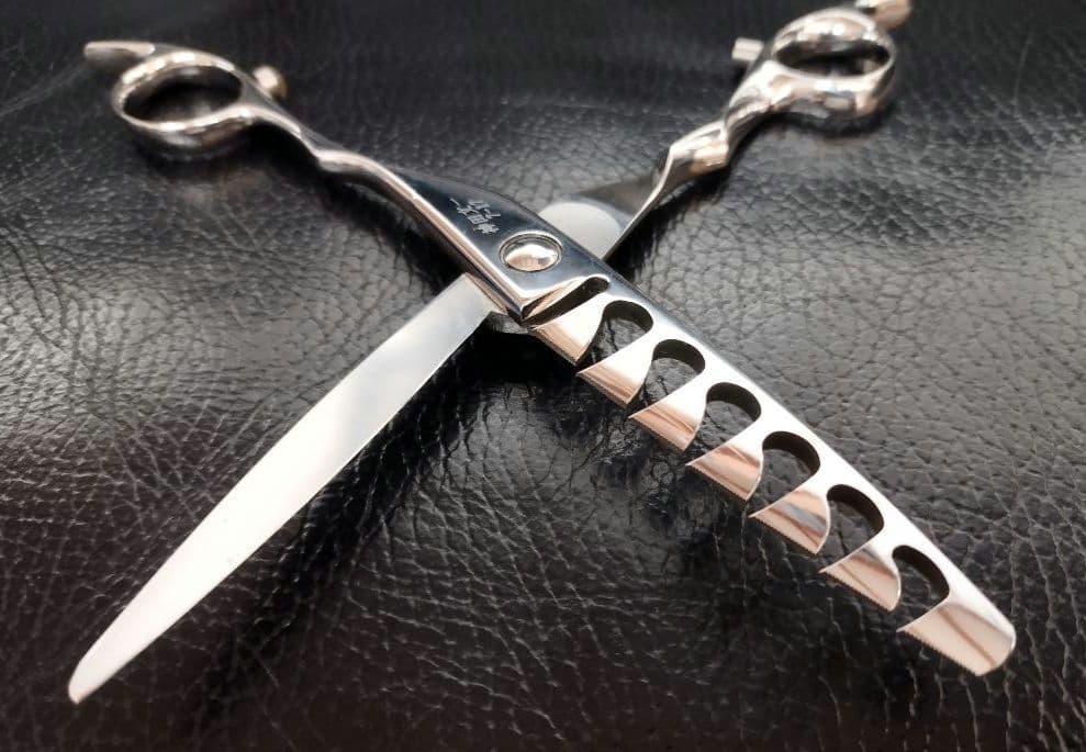 神田文一商店 Jin セニング 理容師 ハサミ 7-17 日本製 梳き鋏