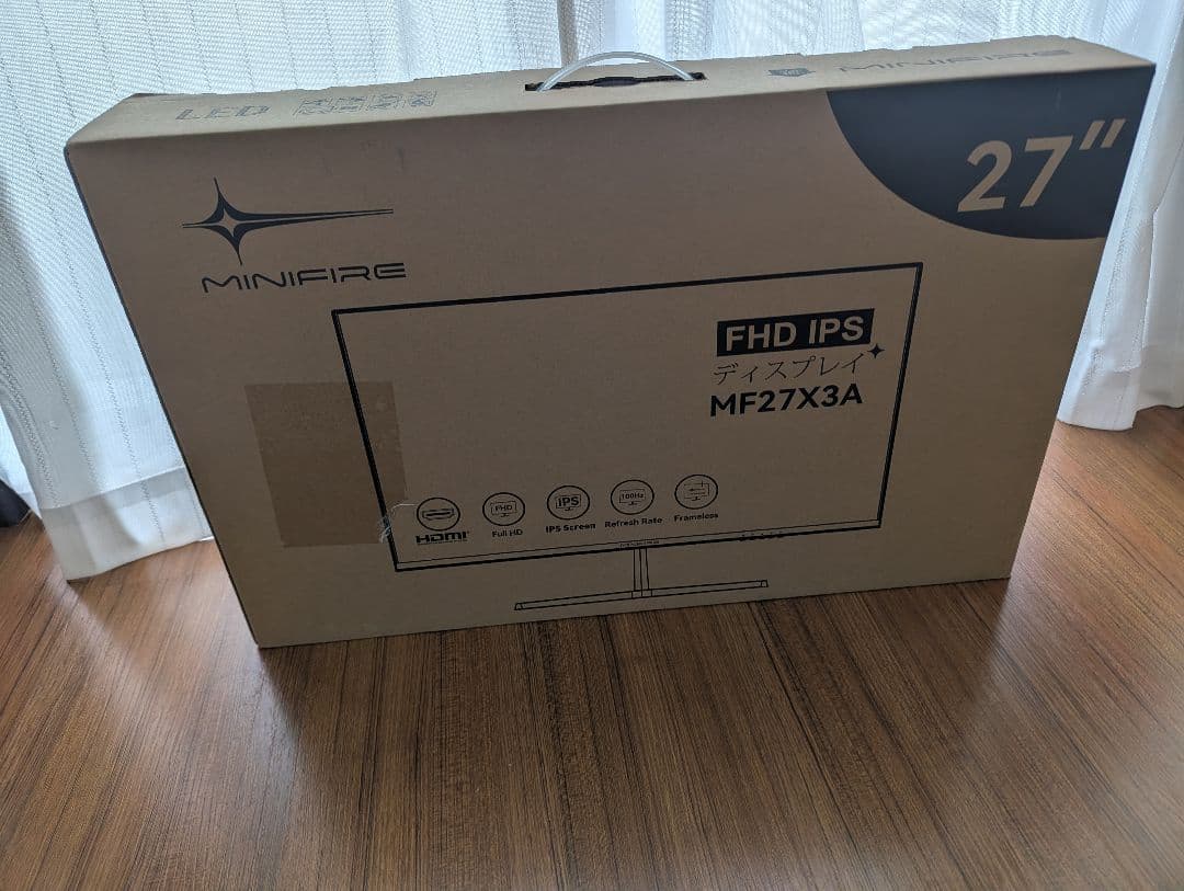 【新品未開封】MINIFIRE 27インチ FHD IPS モニター