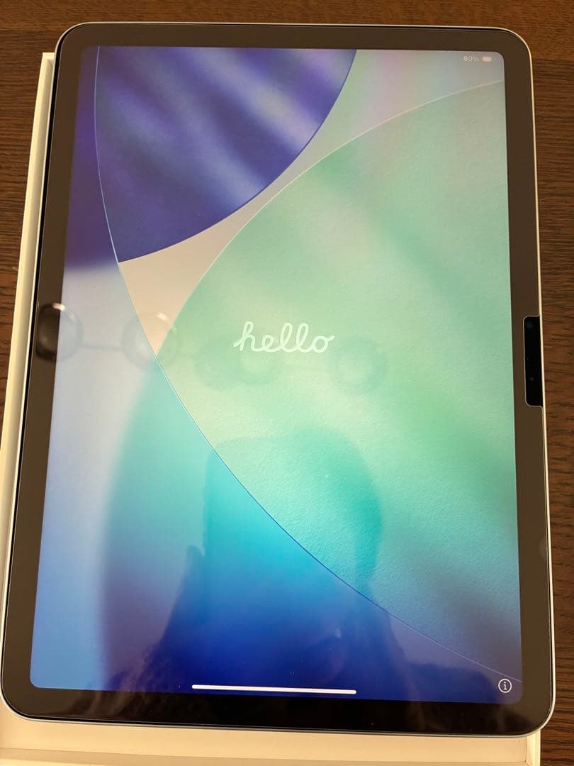 Apple iPad Air M2 ブルー ケース付き