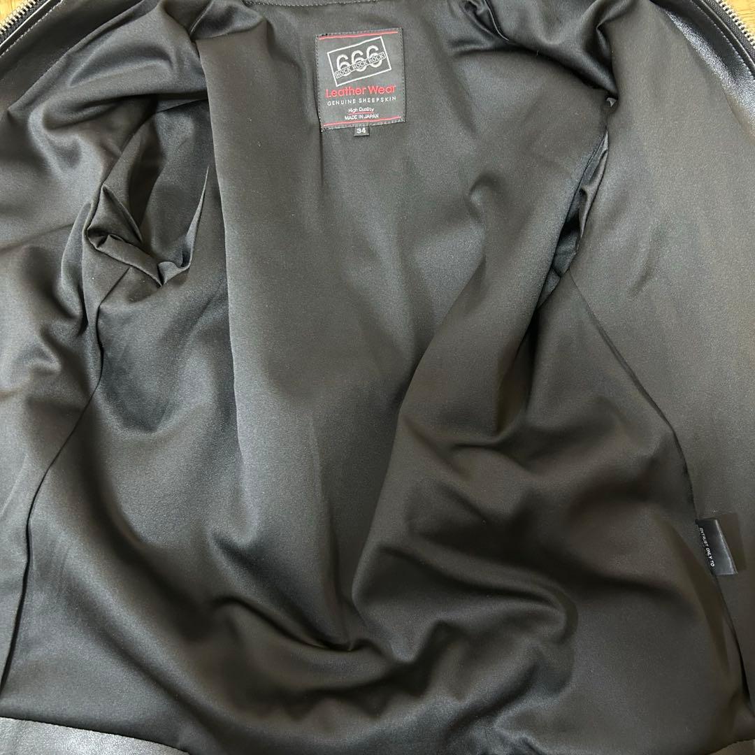 【現行タグ　シープ】666 ライダース LJM-17TF ドミネーター　34