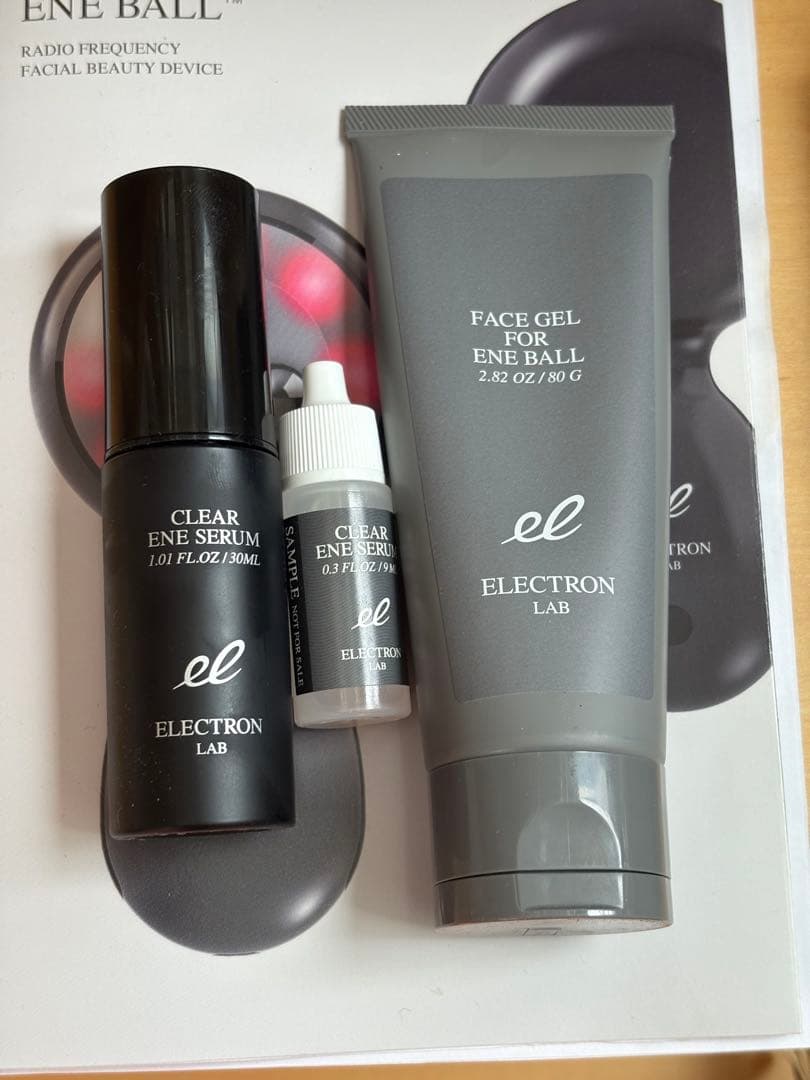 ま*ー様 エレクトロン　ENE BALL 美顔器 + 専用ジェル 80g エネボ