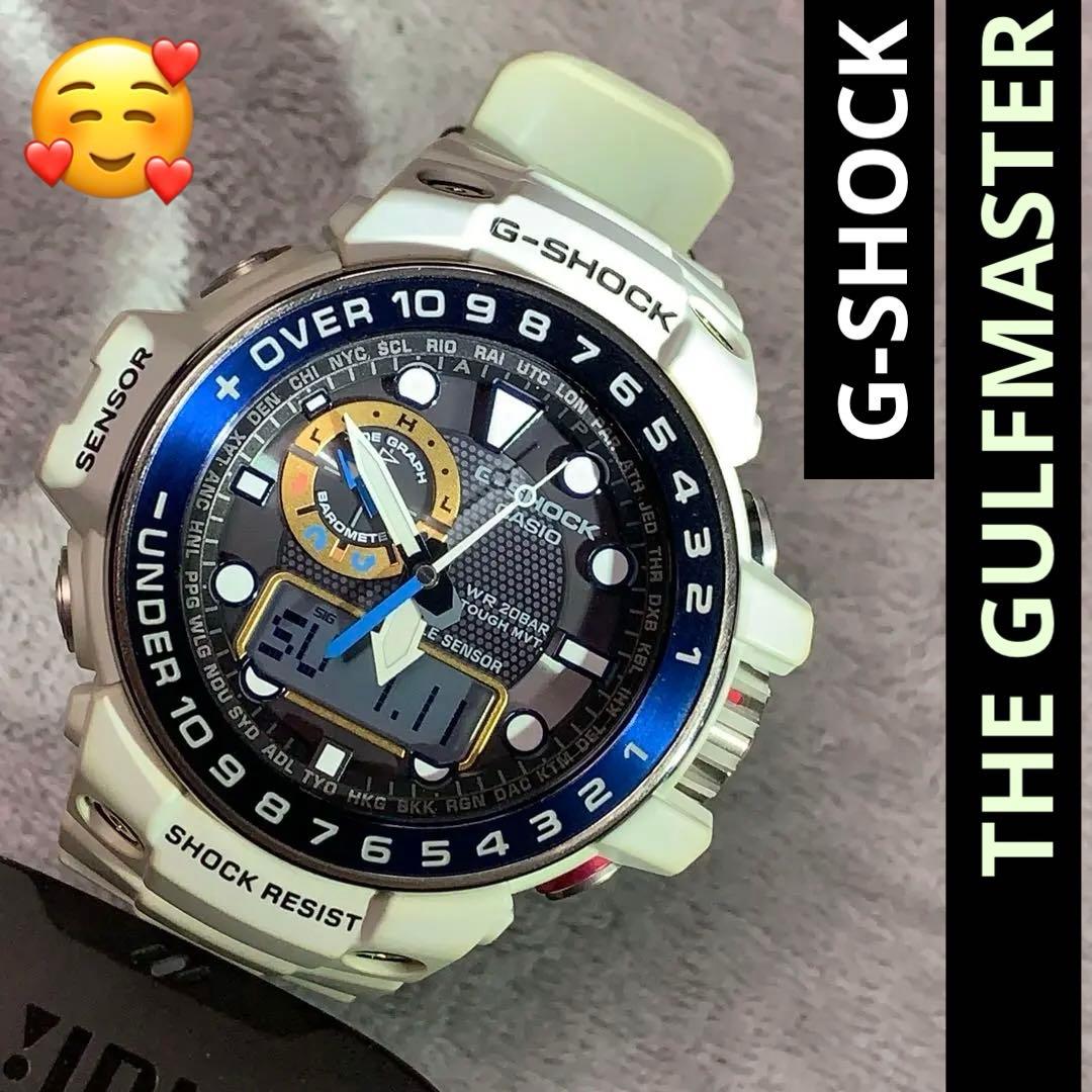 時計 G-SHOCK Gulfmaster GWN 1000 WHITE/GOLD