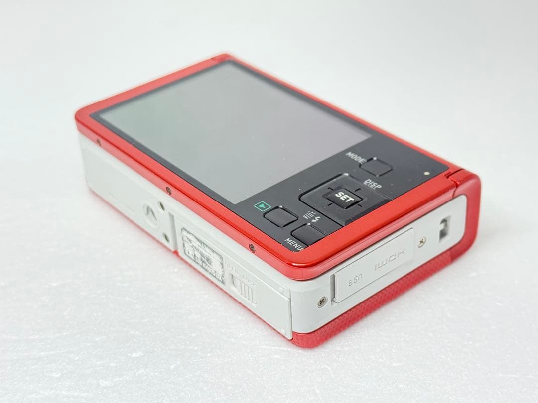 CASIO EX-ZR62 レッド 動作確認済 コンデジ 自撮り　wifi転送可