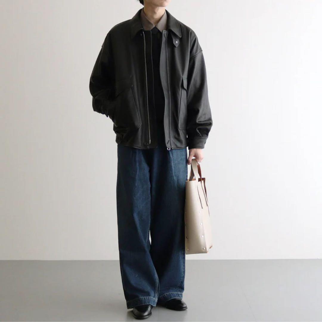 【試着のみ】YOKE LEATHER FLIGHT JACKET