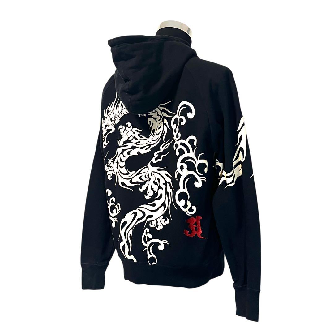 【完売品】【L】絡繰魂 龍 スエット パーカー セットアップ メンズ