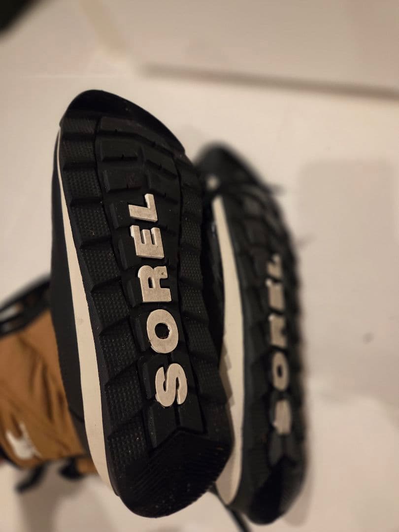 SOREL ブラウン レースアップブーツ