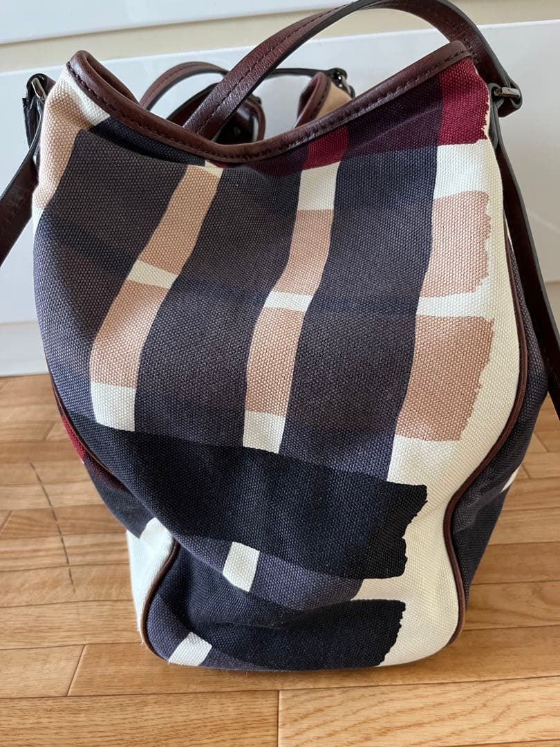 希少　BURBERRY ESTABLISHED メガチェック　トートバッグ