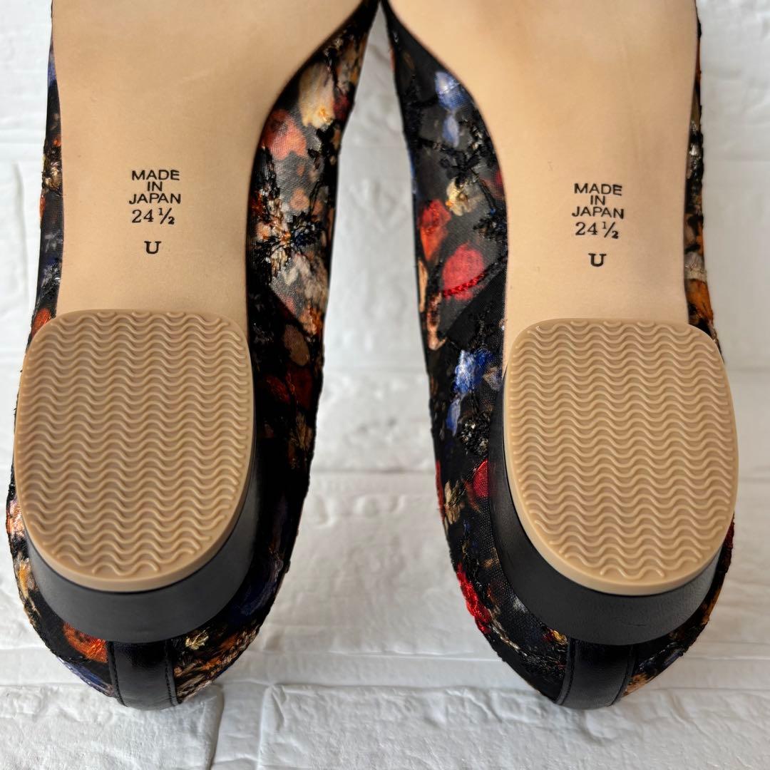 ✨新品未使用✨DIANA 絵画シリーズ ブリューゲル パンプス 黒 24.5