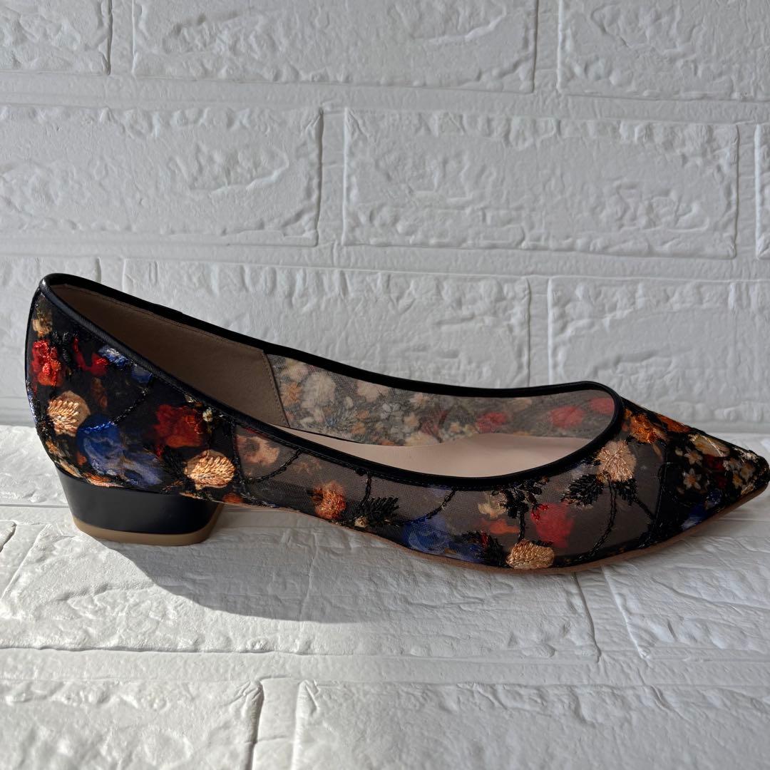 ✨新品未使用✨DIANA 絵画シリーズ ブリューゲル パンプス 黒 24.5