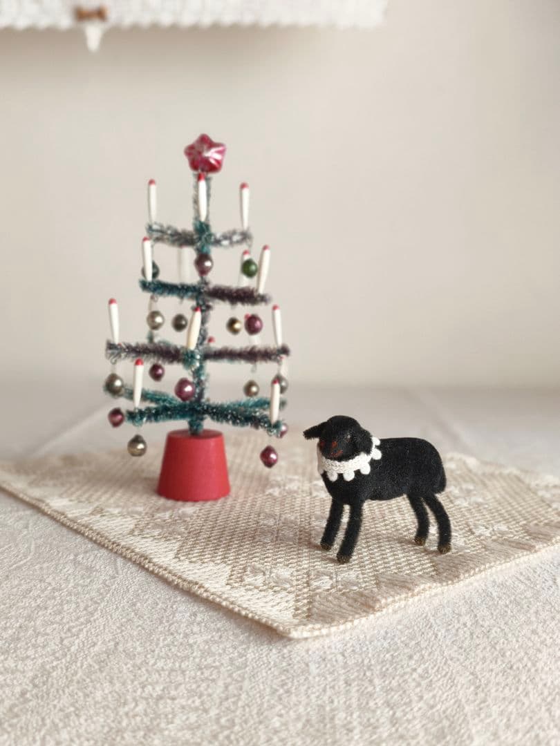 * vintage tree ✵* 星のツリートップのついた クリスマスツリー