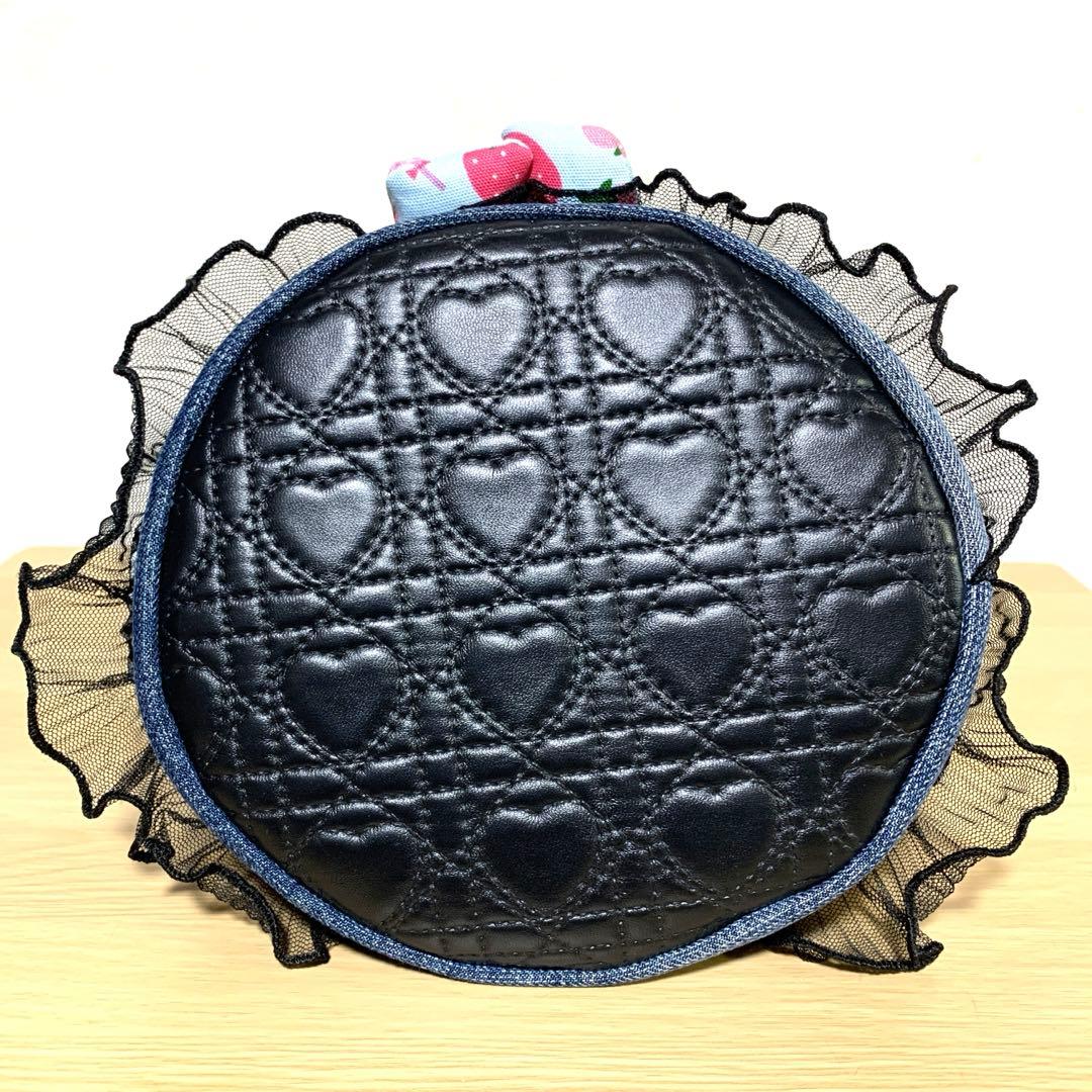 ゆ*ら様 コヤンイサムチョン　ハンドメイド　デニムリメイク　フリルバッグ　トート