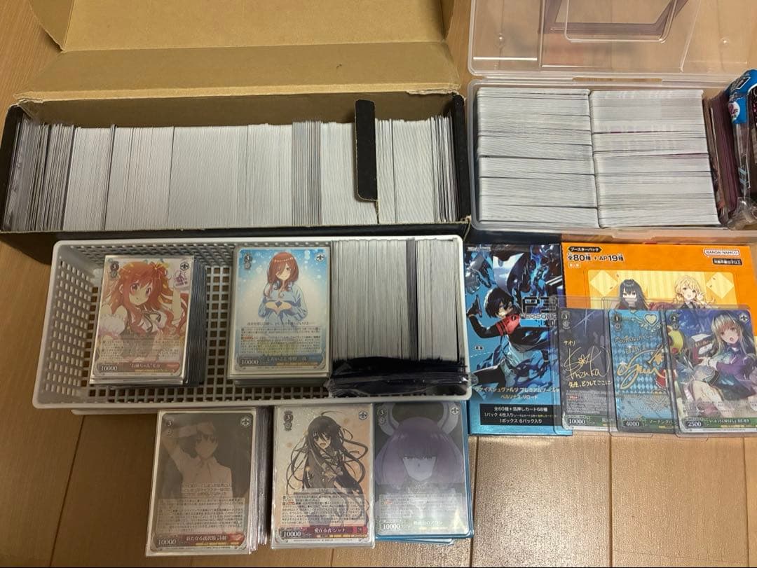 ヴァイスシュヴァルツ　引退品　デッキセット　サイン　sp まとめ売り