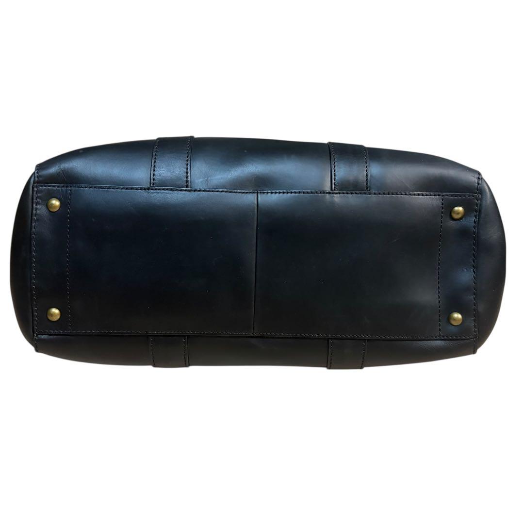 コーチ トートバッグ 大容量 オールレザー ブラック 本革 F71502