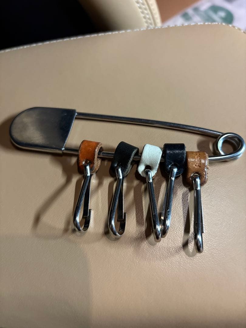 エンダースキーマ アーミーピン キーリング 安全ピン　Hender Scheme