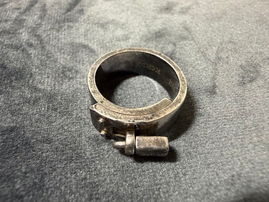 KK/10.12/25 HERMES 指輪　ケリーリング　シルバー #49