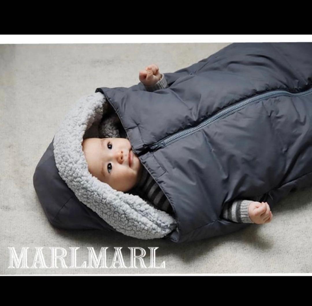【新品】マールマール　MARLMARL baby cover blue grey
